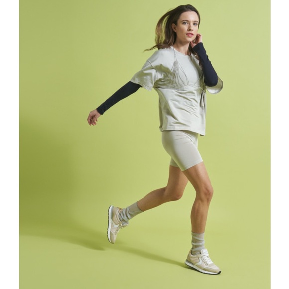 NWT VOILE BLANCHE STORM 015 WOMAN
Suede And Technical Fabric Peach-White Sneaker - Picture 5 of 16